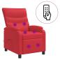 Preview: Massage Relaxsessel Rot Kunstleder