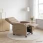 Preview: ARDEBO.de - Massage Relaxsessel Cappuccino Kunstleder