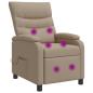 Preview: Massage Relaxsessel Cappuccino Kunstleder