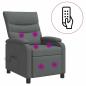 Preview: Massage Relaxsessel Dunkelgrau Stoff
