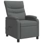 Preview: Massage Relaxsessel Dunkelgrau Stoff