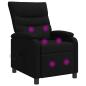 Preview: Massage Relaxsessel Schwarz Stoff