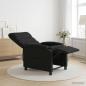 Preview: Massage Relaxsessel Schwarz Stoff
