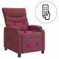 Preview: Massage Relaxsessel Weinrot Stoff