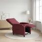 Preview: Massage Relaxsessel Weinrot Stoff
