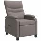 Preview: Massage Relaxsessel Taupe Stoff