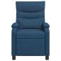 Preview: Massage Relaxsessel Blau Stoff