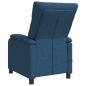 Preview: Massage Relaxsessel Blau Stoff