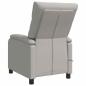 Preview: Massage Relaxsessel Wolkengrau Stoff