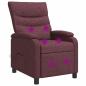 Preview: ARDEBO.de - Massage Relaxsessel Lila Stoff