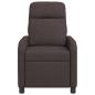 Preview: Liegesessel Dunkelbraun Stoff