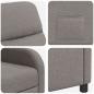 Preview: Liegesessel Taupe Stoff