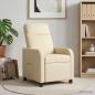 Preview: Liegesessel Creme Stoff