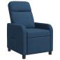 Preview: ARDEBO.de - Liegesessel Blau Stoff
