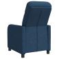 Preview: Liegesessel Blau Stoff