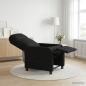 Preview: Massage Relaxsessel Schwarz Stoff