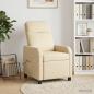 Preview: ARDEBO.de - Massage Relaxsessel Creme Stoff