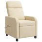 Preview: Massage Relaxsessel Creme Stoff