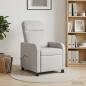 Preview: ARDEBO.de - Massage Relaxsessel Wolkengrau Stoff