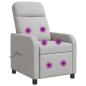 Preview: Massage Relaxsessel Wolkengrau Stoff