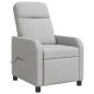 Preview: Massage Relaxsessel Wolkengrau Stoff