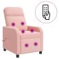 Preview: Massage Relaxsessel Rosa Bouclé