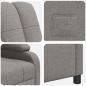 Preview: Liegesessel Taupe Stoff