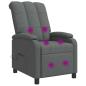 Preview: Massage Relaxsessel Dunkelgrau Stoff