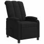 Preview: Massage Relaxsessel Schwarz Stoff