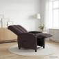 Preview: ARDEBO.de - Massage Relaxsessel Dunkelbraun Stoff