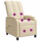 Preview: Massage Relaxsessel Creme Stoff