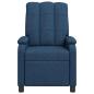 Preview: Massage Relaxsessel Blau Stoff