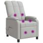 Preview: ARDEBO.de - Massage Relaxsessel Wolkengrau Stoff
