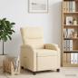 Preview: ARDEBO.de - Liegesessel Creme Stoff