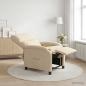 Preview: Liegesessel Creme Stoff