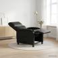 Preview: Massage Relaxsessel Schwarz Kunstleder