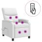Preview: Massage Relaxsessel Wei? Kunstleder