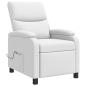 Preview: Massage Relaxsessel Wei? Kunstleder