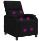Preview: Massage Relaxsessel Schwarz Stoff
