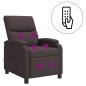 Preview: Massage Relaxsessel Dunkelbraun Stoff