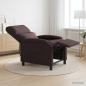 Preview: Massage Relaxsessel Dunkelbraun Stoff