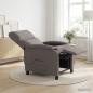 Preview: ARDEBO.de - Massage Relaxsessel Taupe Stoff