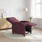Preview: ARDEBO.de - Massage Relaxsessel Lila Stoff