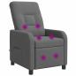 Preview: Massage Relaxsessel Dunkelgrau Stoff