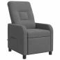 Preview: Massage Relaxsessel Dunkelgrau Stoff