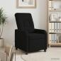 Preview: Massage Relaxsessel Schwarz Stoff