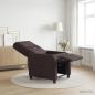 Preview: ARDEBO.de - Massage Relaxsessel Dunkelbraun Stoff