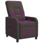 Preview: Massage Relaxsessel Dunkelbraun Stoff