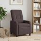 Preview: Massage Relaxsessel Dunkelbraun Stoff