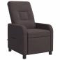 Preview: Massage Relaxsessel Dunkelbraun Stoff